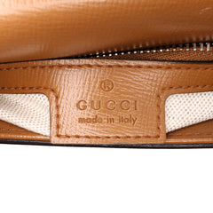 GG Canvas Asymmetric Horsebit 1955 Shoulder Bag