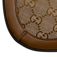 GG Canvas Asymmetric Horsebit 1955 Shoulder Bag