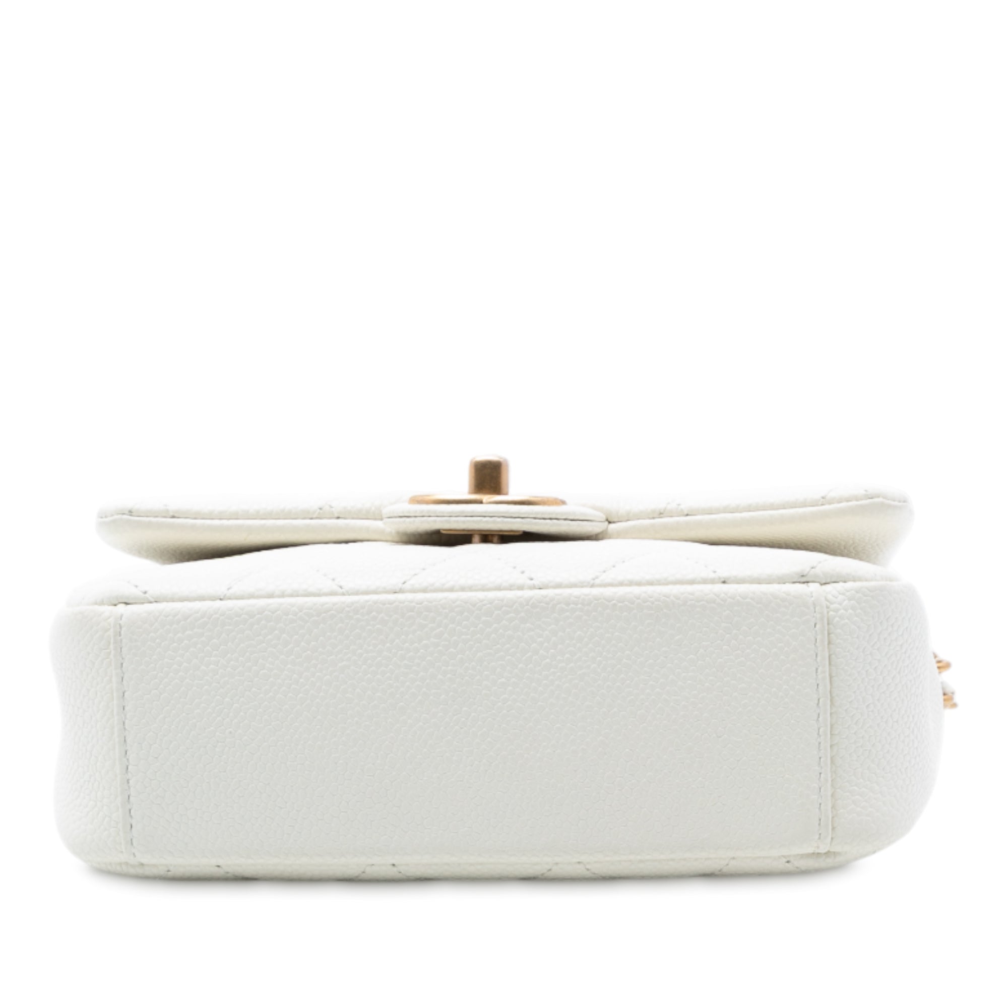 Mini Quilted Caviar Chain Soul Flap