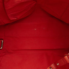 Small Leather Trimmed Haymarket Check Coated Canvas Canterbury Tote