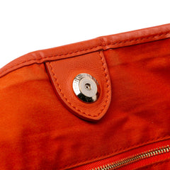 Small Leather Trimmed Haymarket Check Coated Canvas Canterbury Tote