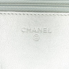 Chevron Lambskin Mademoiselle Wallet On Chain_5