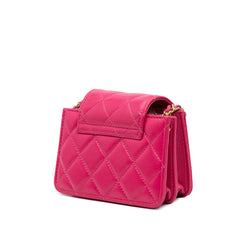CC Quilted Lambskin Flap Clutch On Chain