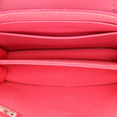 CC Quilted Lambskin Flap Clutch On Chain