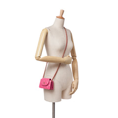 CC Quilted Lambskin Flap Clutch On Chain