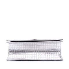Medium Metallic Patent Microcannage Diorama Flap