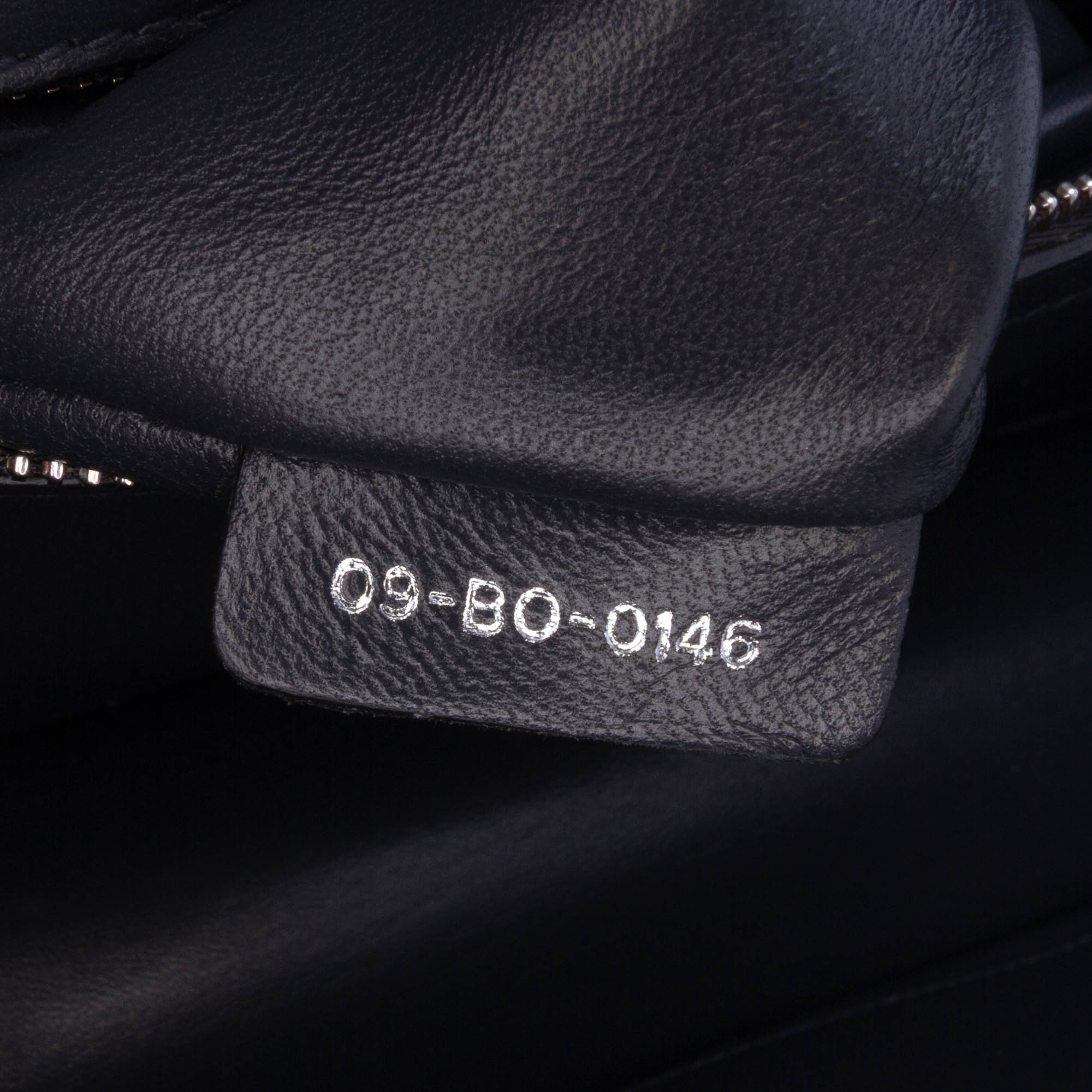 Medium Metallic Patent Microcannage Diorama Flap