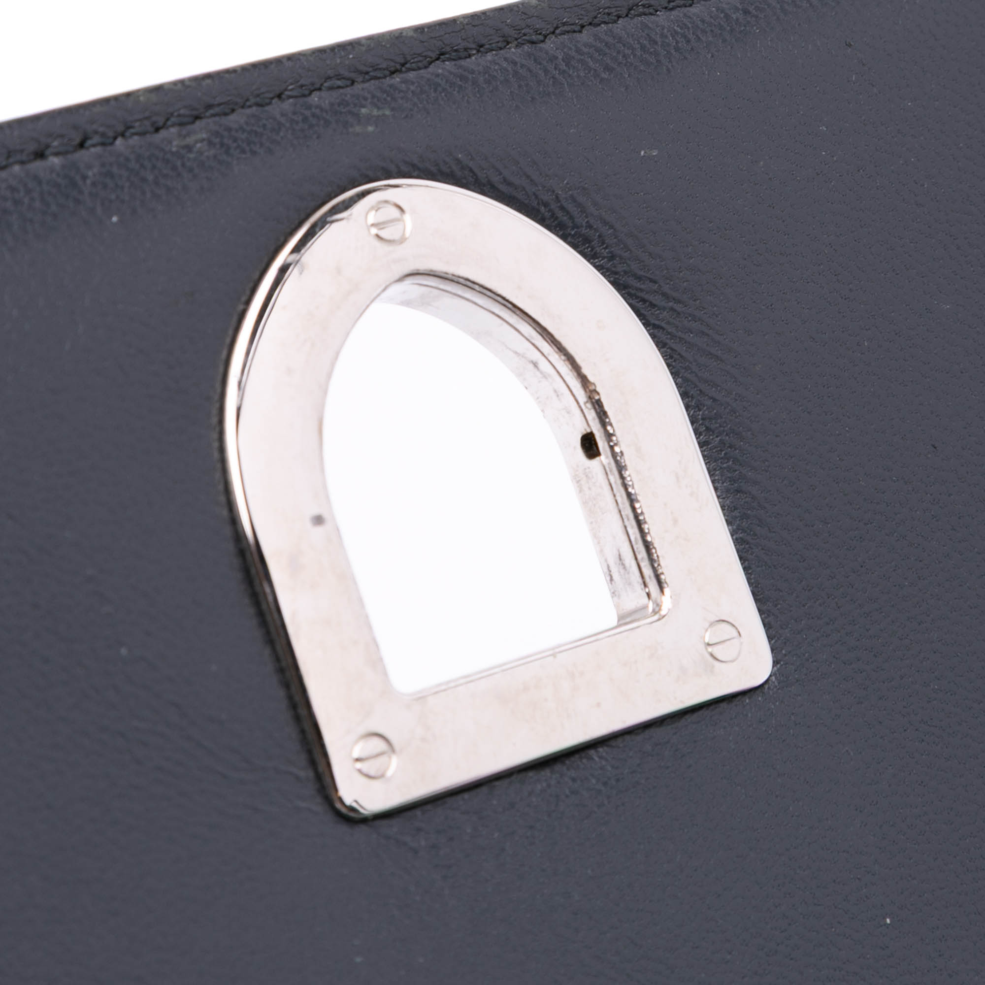 Medium Metallic Patent Microcannage Diorama Flap
