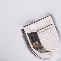 Medium Metallic Patent Microcannage Diorama Flap