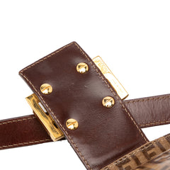 Zucchino Crystal Double Flap Shoulder Bag