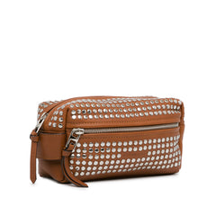 Studded Leather Cosmetic Pouch_1