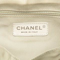 Large Washed Lambskin Chain Around Flap