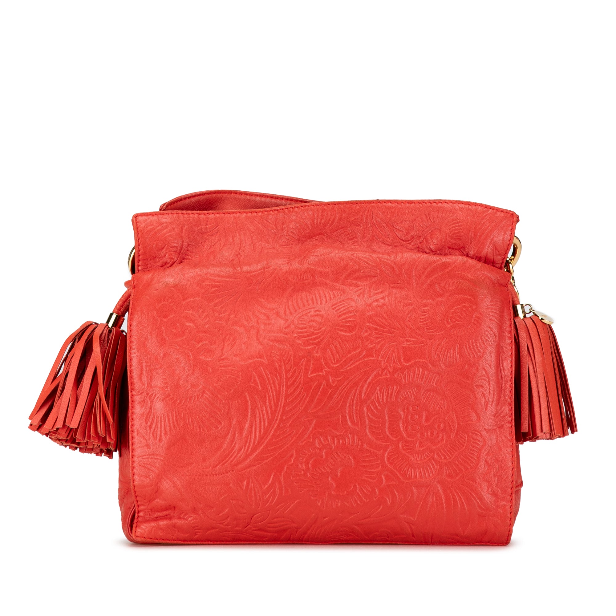 Embossed Flamenco Tassel Crossbody_2