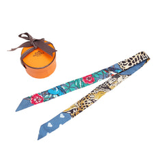 Jungle Love Love Doll Silk Twilly Scarf