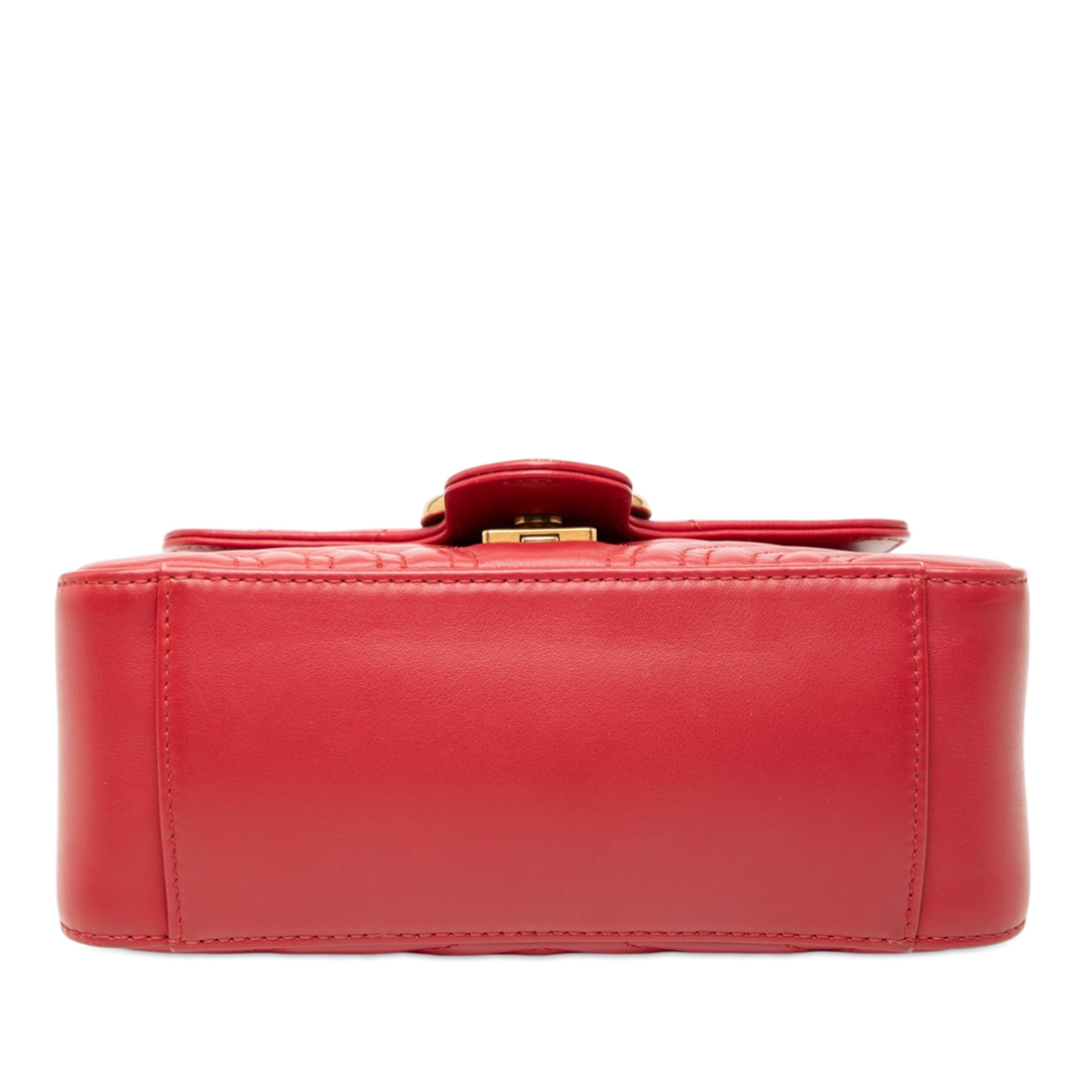 Mini GG Marmont Matelasse Leather Top Handle Bag