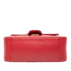 Mini GG Marmont Matelasse Leather Top Handle Bag