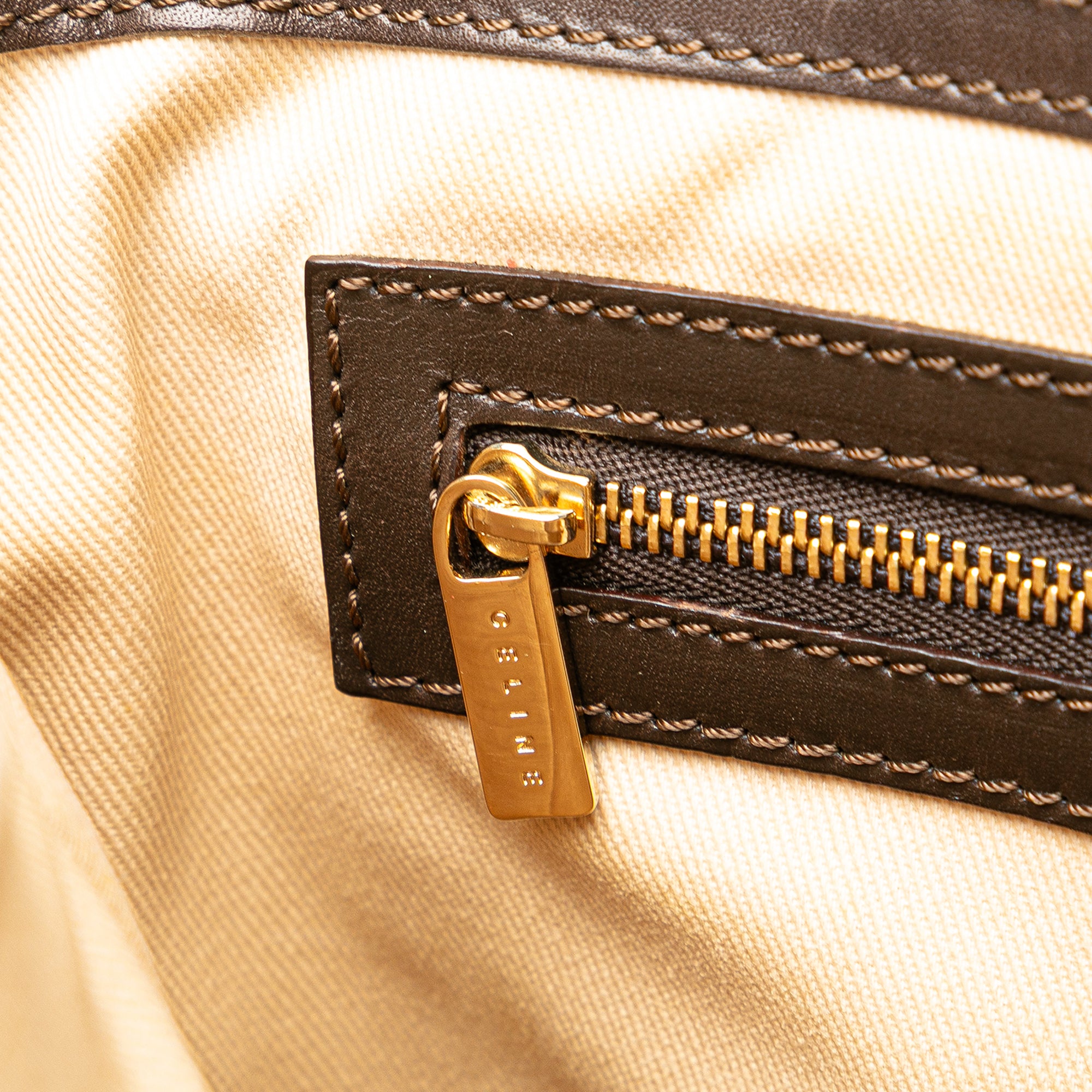 C Macadam Canvas Tote