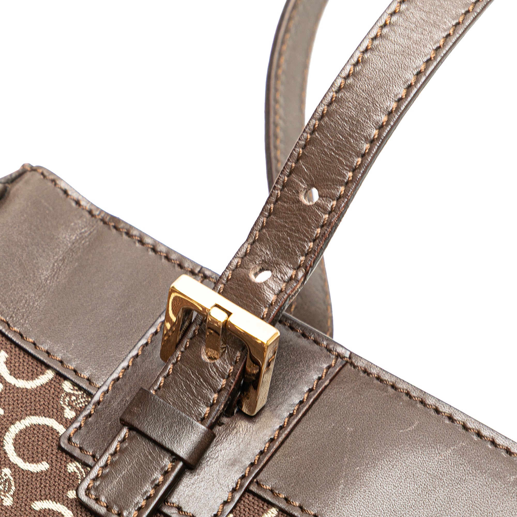 C Macadam Canvas Tote