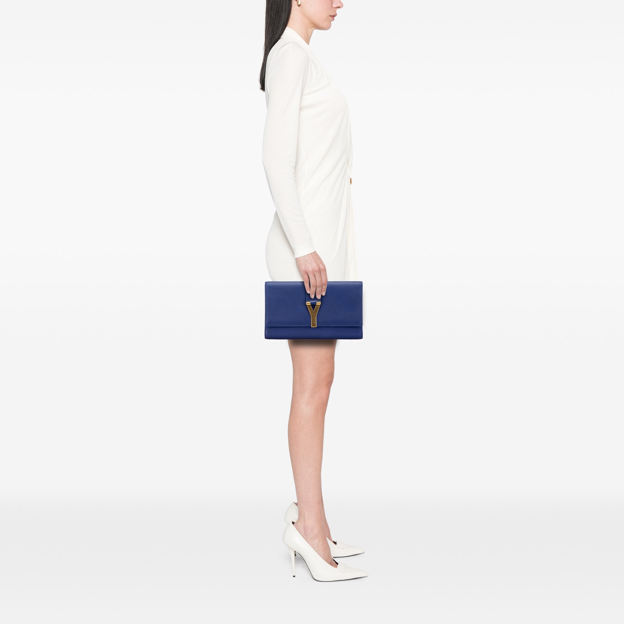 Leather Chyc Ligne Clutch