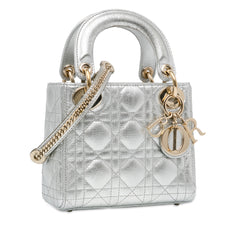 Mini Lambskin Cannage Lady Dior_1