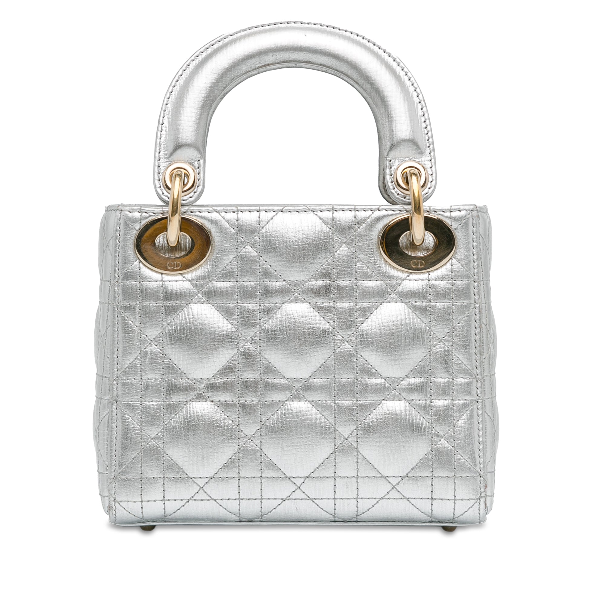 Mini Lambskin Cannage Lady Dior_2