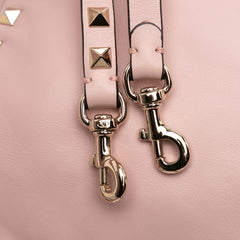 Mini Leather Rockstud Trapeze Satchel