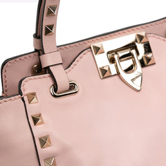 Mini Leather Rockstud Trapeze Satchel