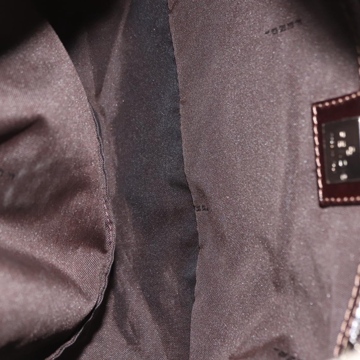 Fendi Mamma Baguette Shoulder Bag Canvas