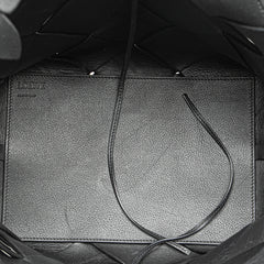 Small Woven Calfskin Buckle Surplus Basket Bag