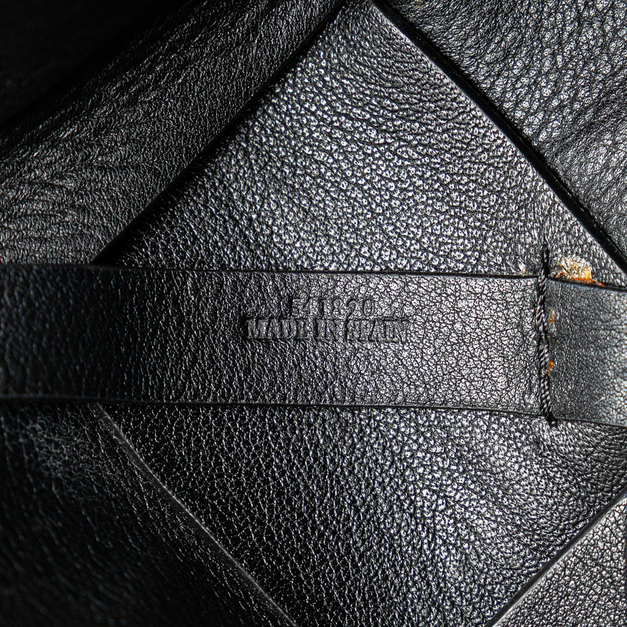 Small Woven Calfskin Buckle Surplus Basket Bag