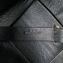 Small Woven Calfskin Buckle Surplus Basket Bag