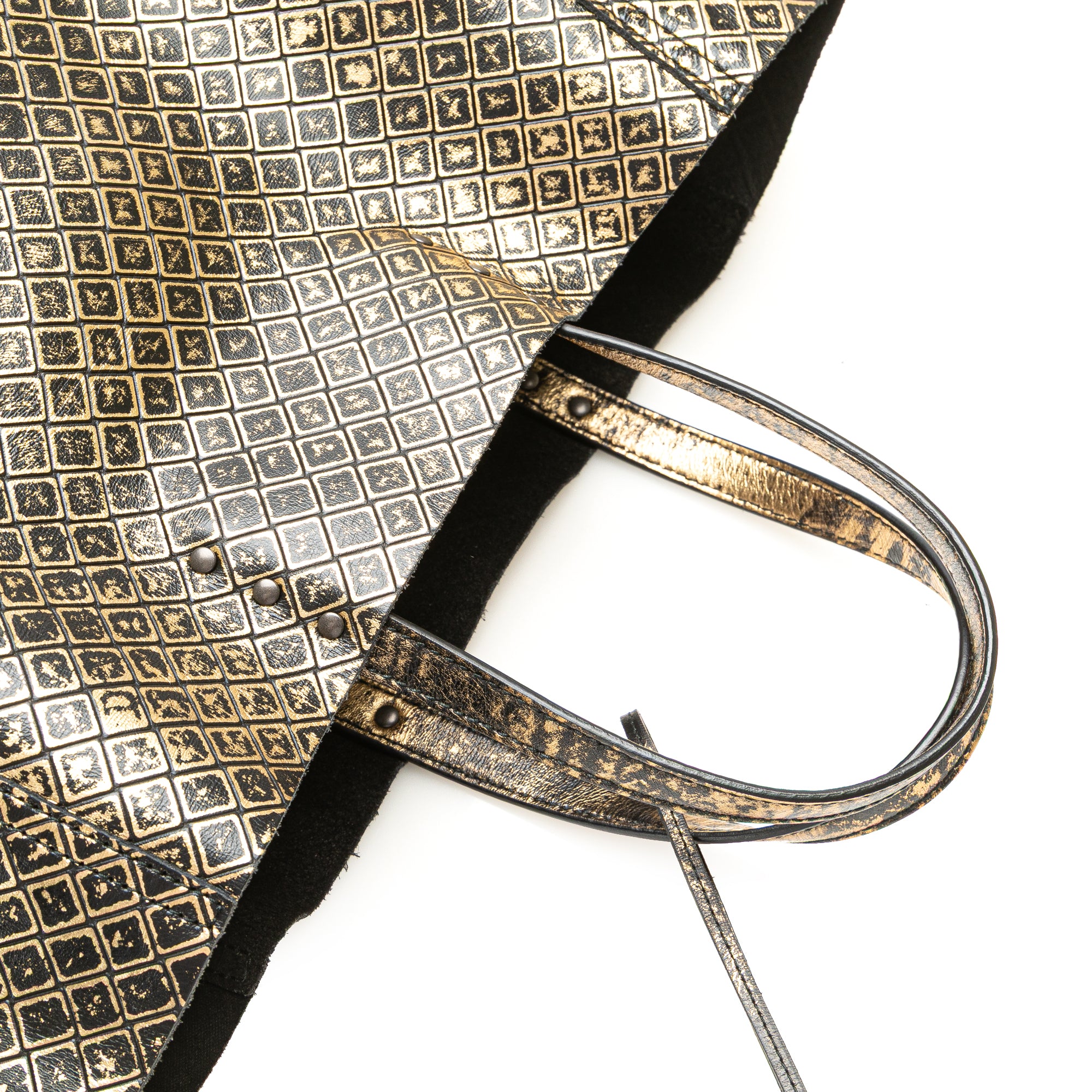Leather Intrecciomirage Tote