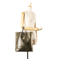 Leather Intrecciomirage Tote