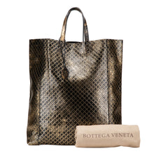 Leather Intrecciomirage Tote