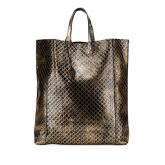 Leather Intrecciomirage Tote
