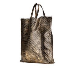 Leather Intrecciomirage Tote