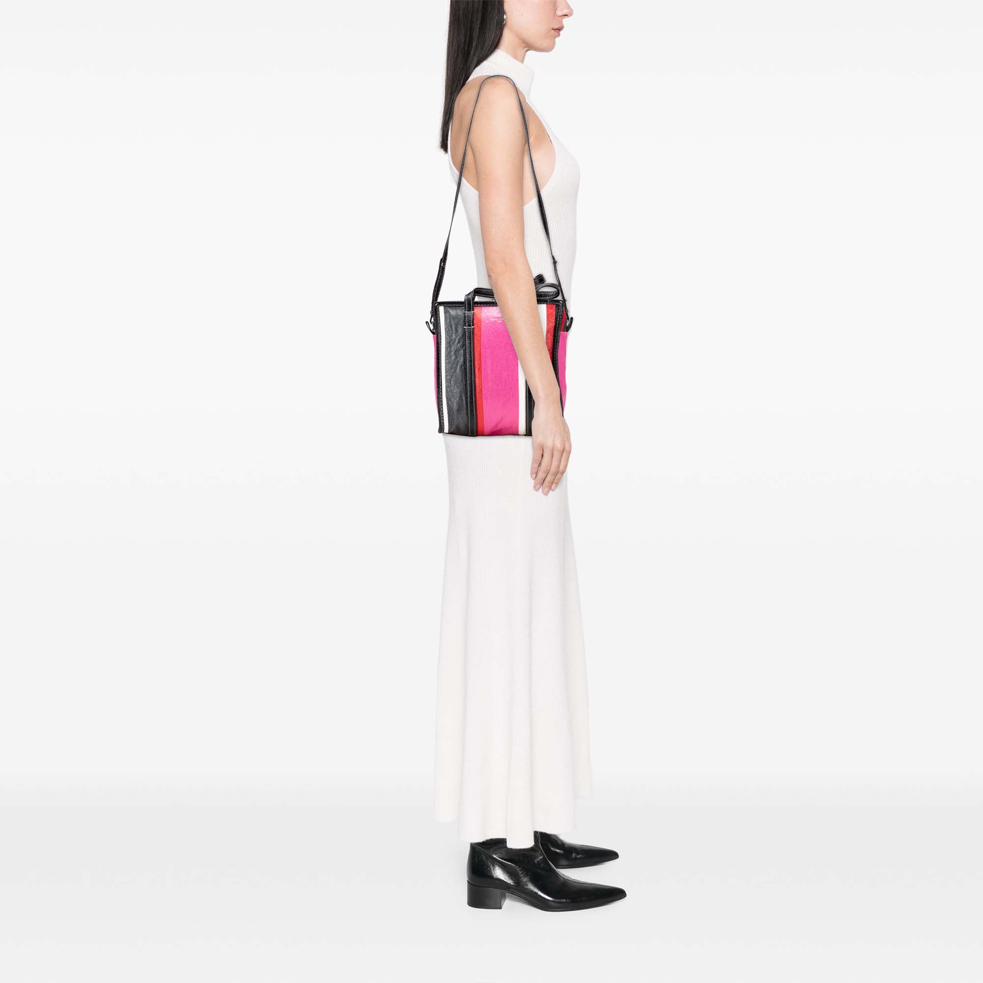 S Lambskin Bazar Shopper Satchel