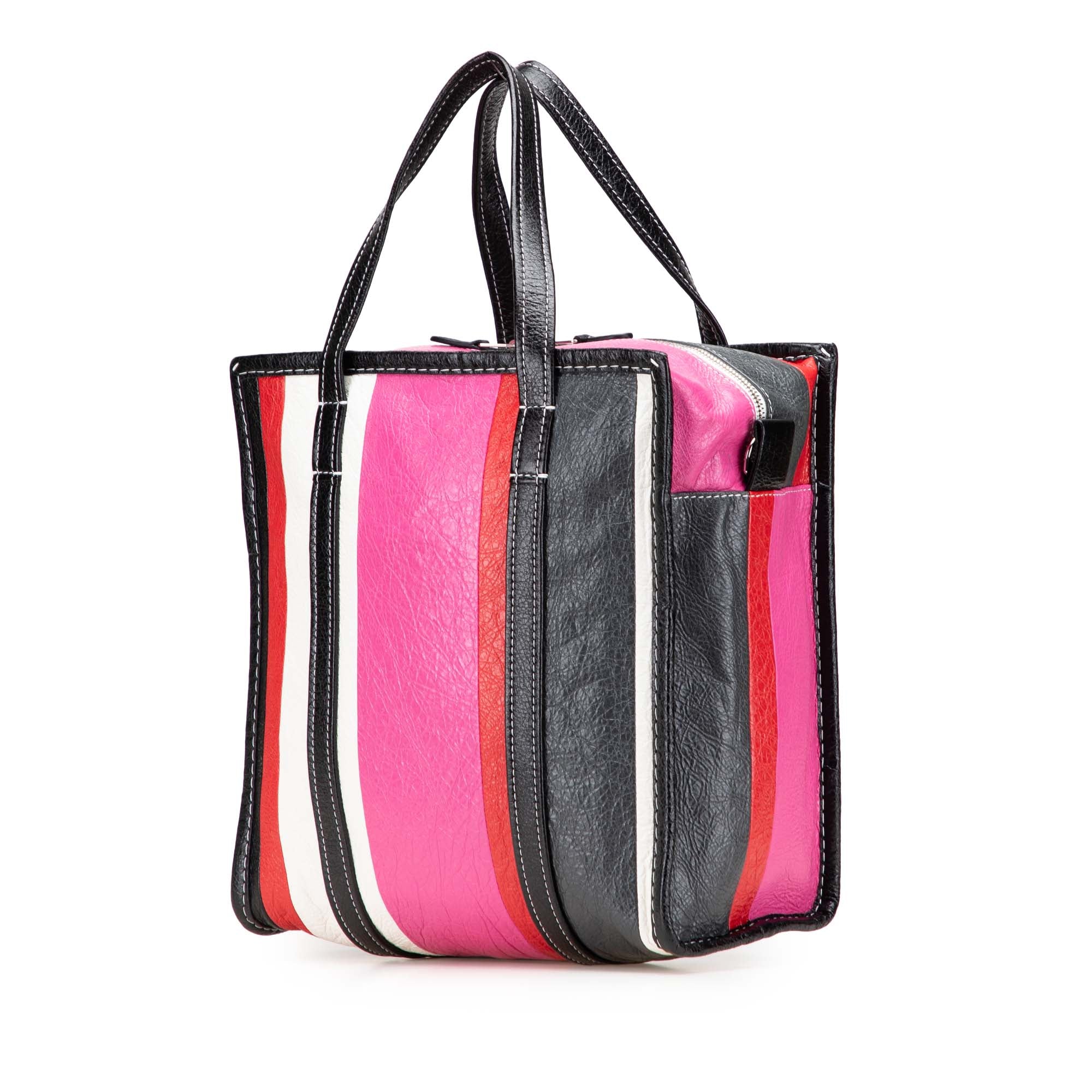 S Lambskin Bazar Shopper Satchel