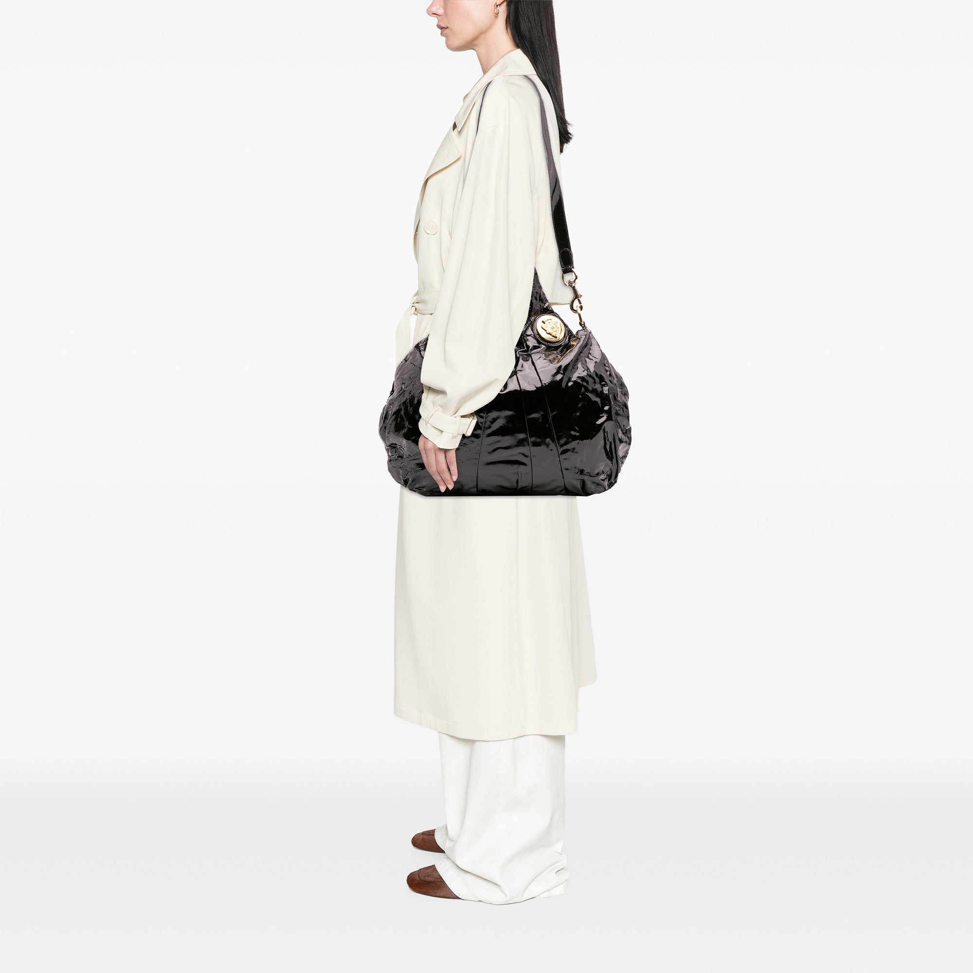 Large Patent Hysteria Satchel