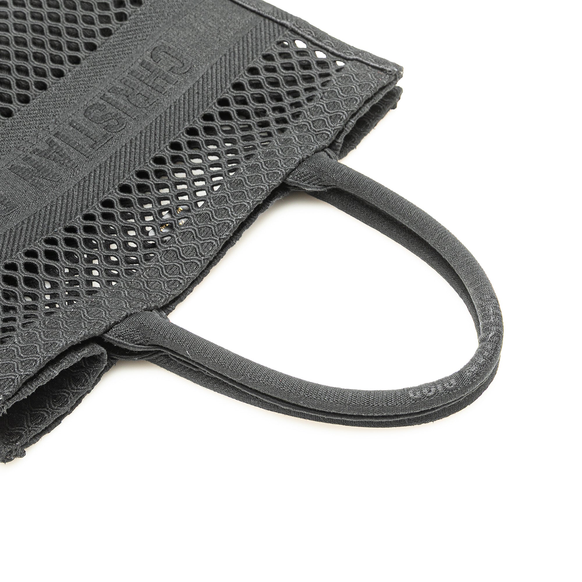Medium Mesh Embroidered Book Tote