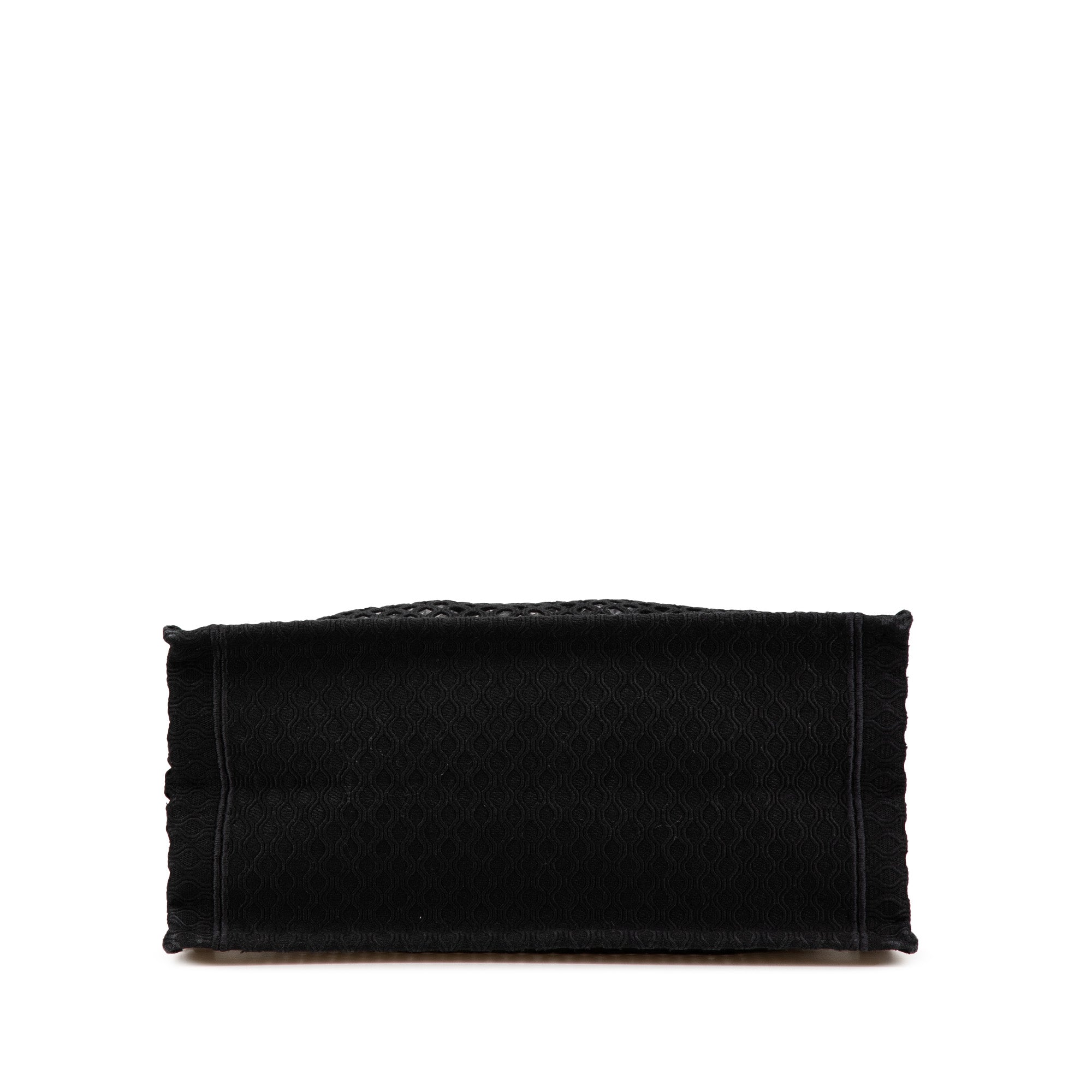 Medium Mesh Embroidered Book Tote