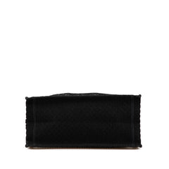 Medium Mesh Embroidered Book Tote