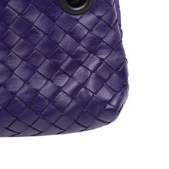 Nappa Intrecciato Triple Zip Shoulder Bag