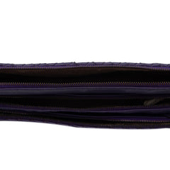 Nappa Intrecciato Triple Zip Shoulder Bag