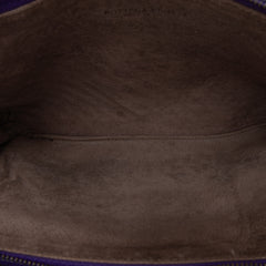 Nappa Intrecciato Triple Zip Shoulder Bag