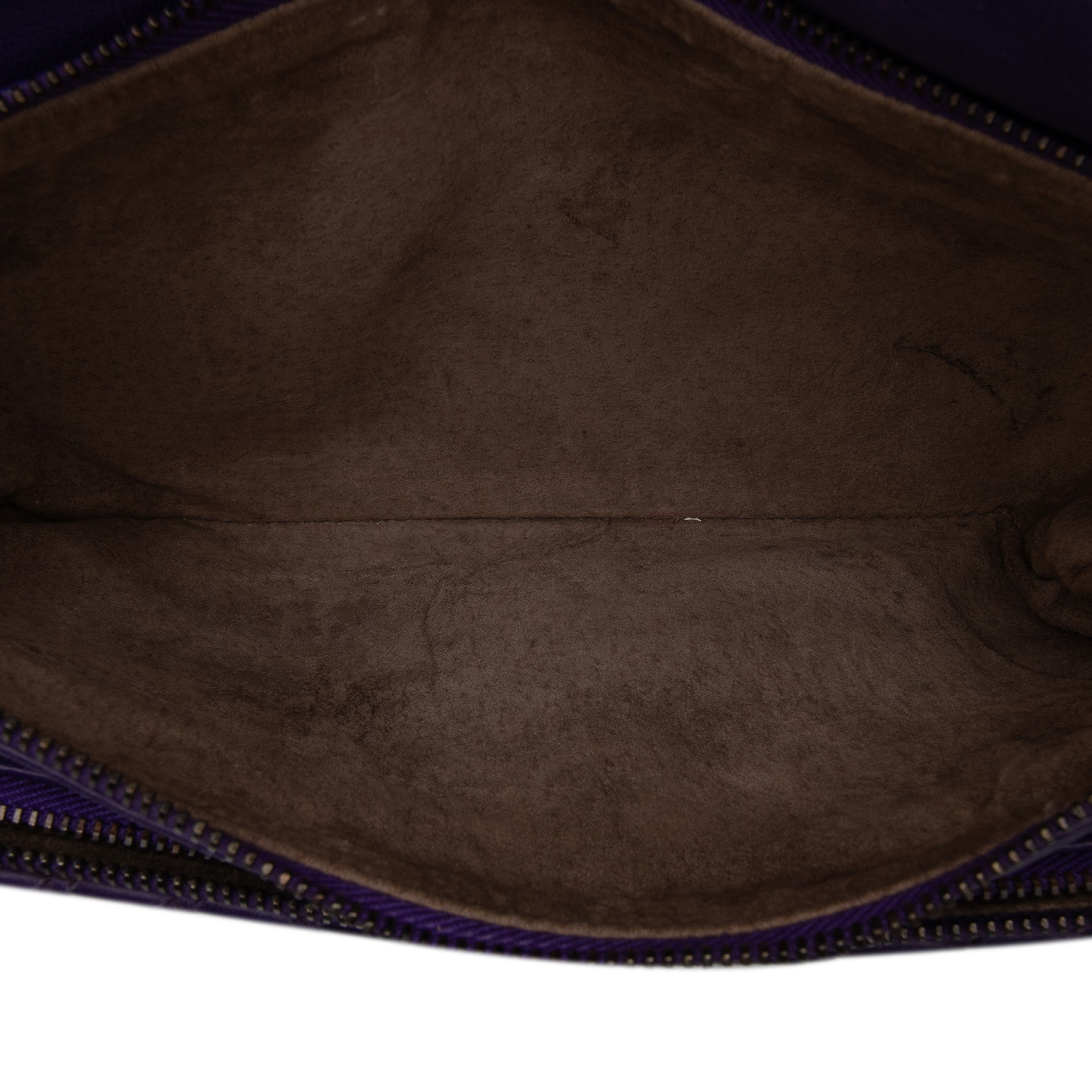 Nappa Intrecciato Triple Zip Shoulder Bag