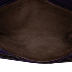 Nappa Intrecciato Triple Zip Shoulder Bag