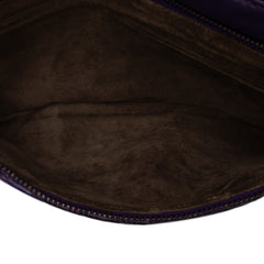 Nappa Intrecciato Triple Zip Shoulder Bag
