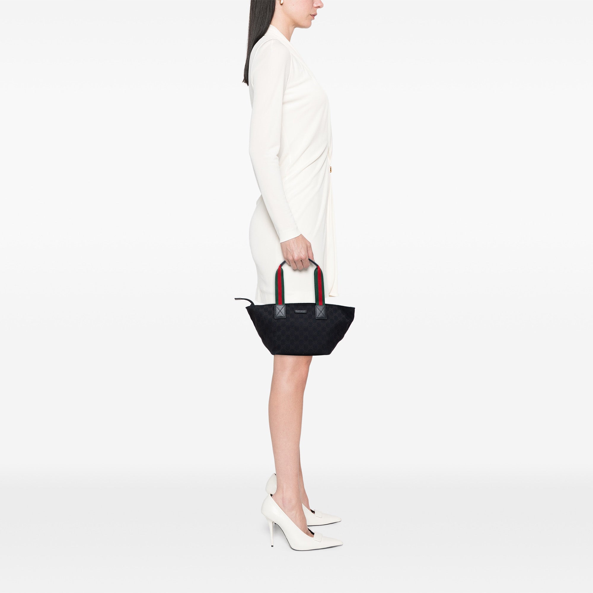 GG Canvas Web Handbag