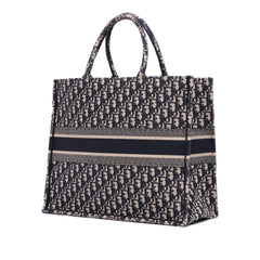 Large Oblique Canvas Book Tote
